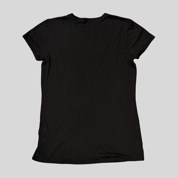 Vince Black Short Sleeve Cotton T-Shirt size Medium - Picture 2 of 3